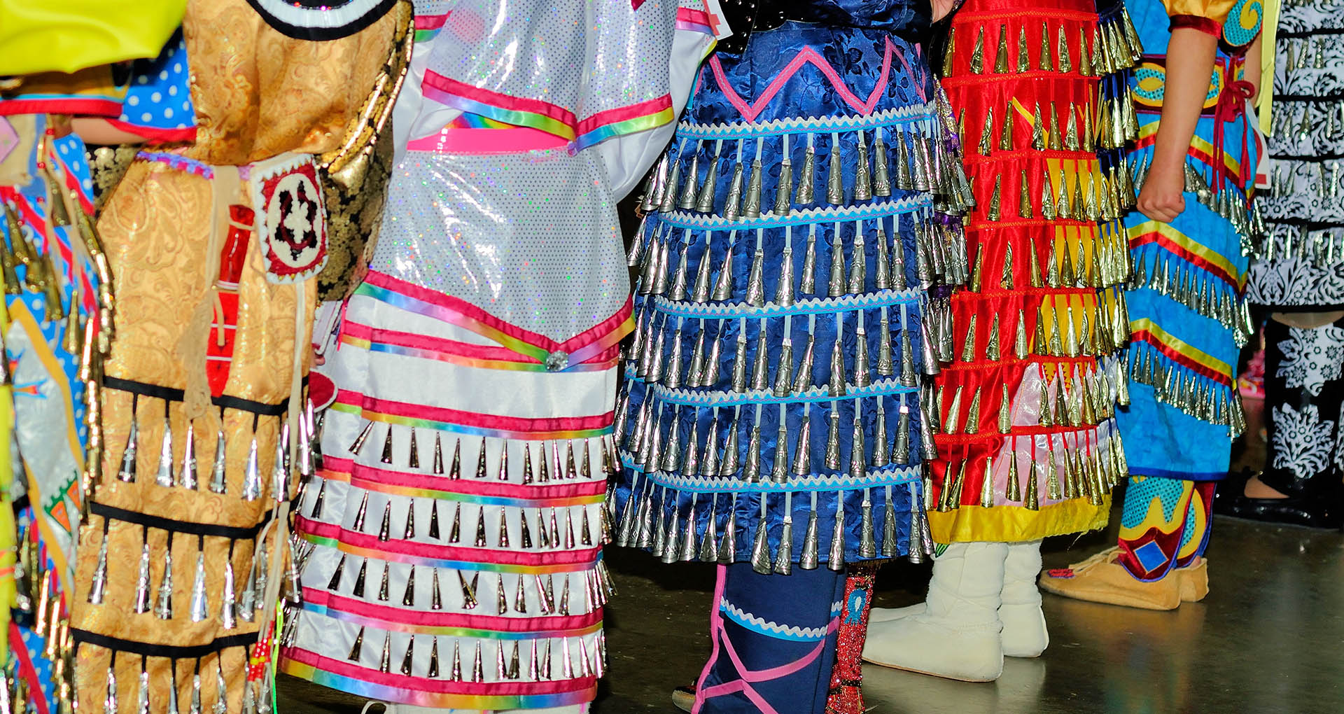 Beautiful and Colorful Native American Jingle Dresses