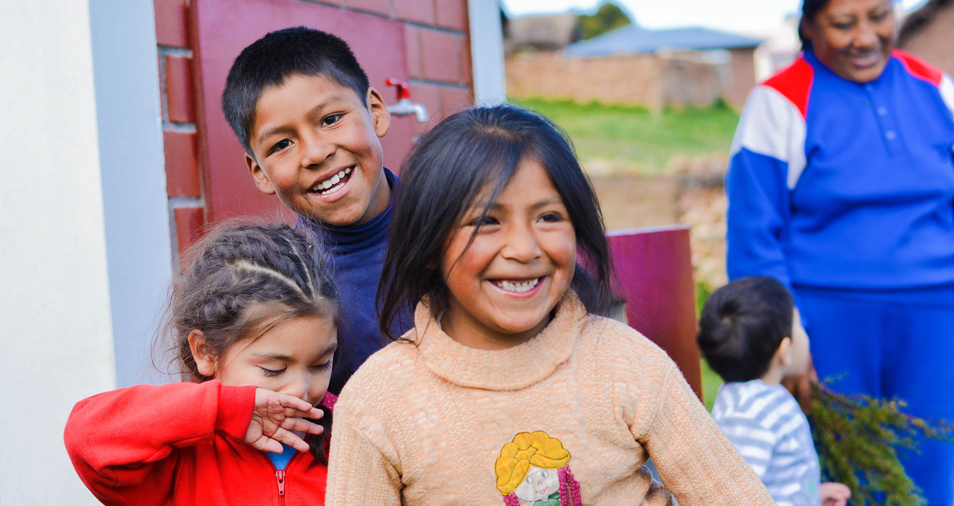 Smiling Indigenous Children